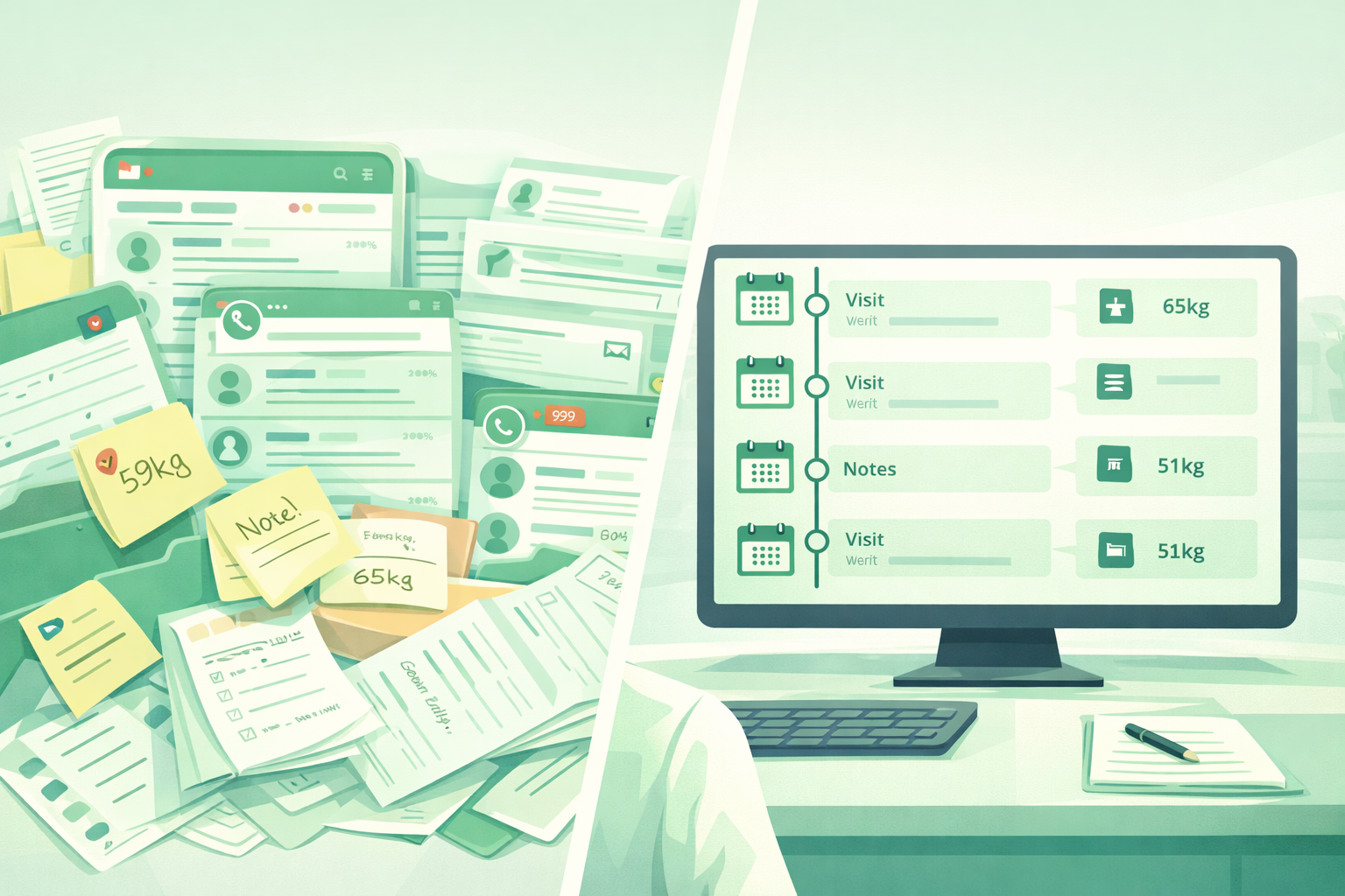 Da note sparse a tutto organizzato in un unico posto