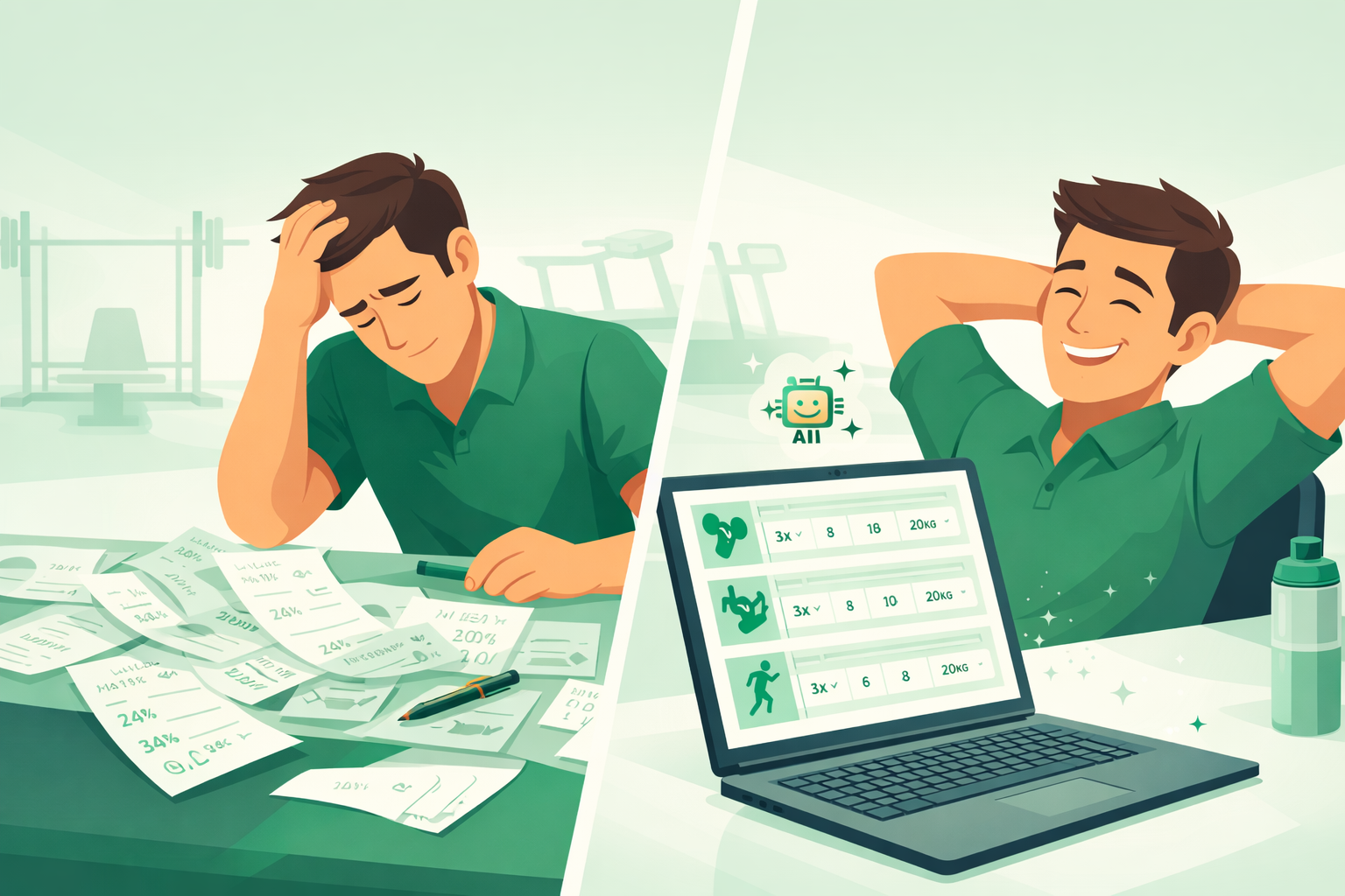 Creare schede allenamento più velocemente con AI